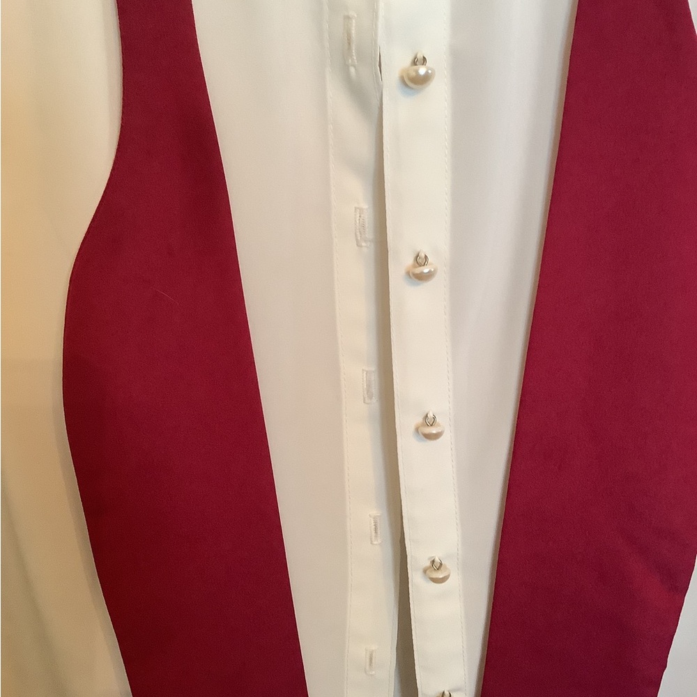 Castleberry, London, New York Chic Pink & White Tweed Jacket w/ White Blouse - Picture 14 of 16